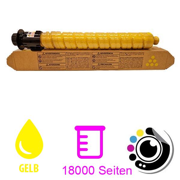Kompatibler Toner Ricoh Aficio MP-C3003 / MP-C3503 / MP-C3004 / MP-C3504 / MP-C4504 / MP-C5504 / MP-C6004 - 841818 gelb
