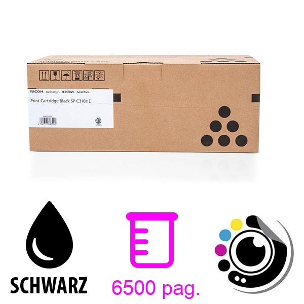 Original Toner Ricoh aficio sp-c310he schwarz 406479