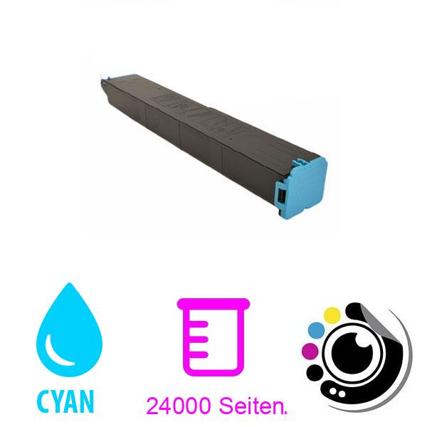 Kompatible Toner Sharp MX61 GTBA cyan